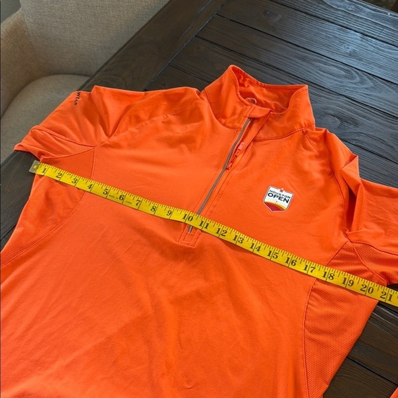Levelwear Houston Open Women's Orange Half-Zip Pullover Large Golf - Picture 5 of 9